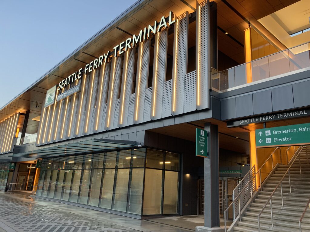 Entry building for Seattle Ferry Terminal